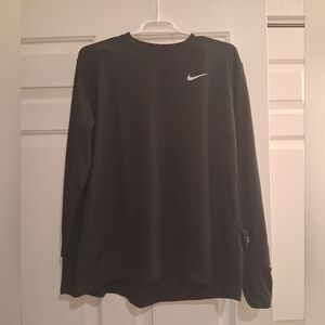 Nike Running Long Sleeve Shirt Size XL Black